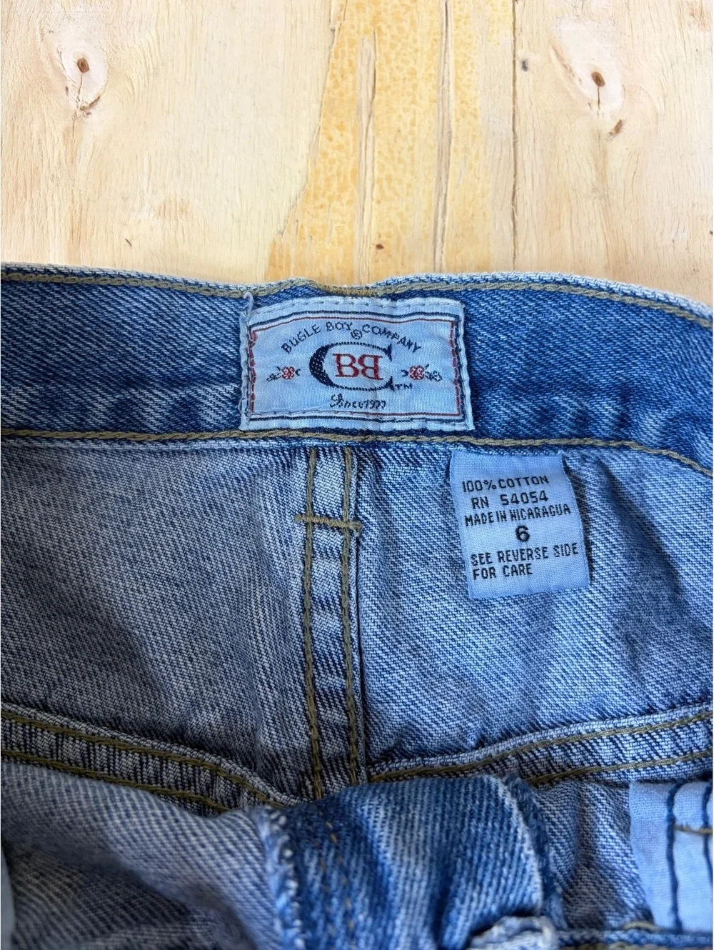 Vintage 90s High Rise Denim Shorts - Dark Wash Mom Shorts 6